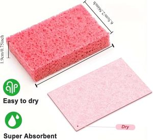 Biodegradable Wood Pulp <b>Sponge</b> 100% <b>Natural</b> <b>Sponge</b> Dishwashing <b>Sponges</b> Factory - Product Image 2