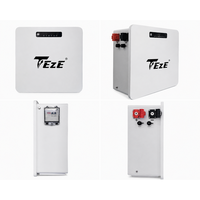 Batterie de stockage d'énergie domestique murale DC 48V 5kWh 10kWh, directement de l'usine - 314Ah/628Ah LiFePO4, étanche IP65, WiFi/Bluetooth