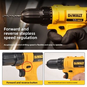 <span class=keywords><strong>DEWALT</strong></span> DCD700DK2 Taladro Atornillador Inalámbrico de 10.8V y 2 Velocidades, 24Nm, 2x2.0Ah - Product Image 5