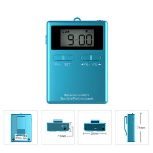 Sistema de Guía Turística Inalámbrico UHF RC8860 de 20 Canales con Alcance de 180 m, Batería de Litio Integrada, Equipo para Visitas Guiadas por Radio, Mercado Italiano - Product Image 3