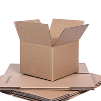 Boîtes d'Expédition Personnalisées avec Logo Imprimé, Ondulées et Recyclables, en Carton Marron Résistant pour Déménagement