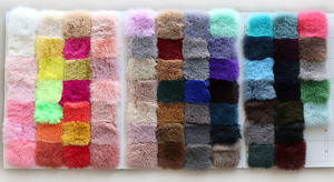 Fuzzy Faux Rabbit Fur Pom 7cm Artificial Plush Fluffy Pompom Balls para Diy Hats Guantes Llavero Charms Suministros de costura - Product Image 6