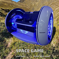 Simulateur d'espace de réalité virtuelle de jeu de course 9D aluminium-plastique-PC pour l'usage d'intérieur/extérieur centre commercial à la maison éducation de garderie
