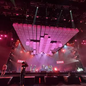 Night Club Light Decor Led Stage Light Cube Hoist Crane Lifting Kinetic Light Kinetic Winch Dmx Winch <span class=keywords><strong>90</strong></span> <span class=keywords><strong>80</strong></span> RGB Rohs 5-45 IP20 - Product Image 5