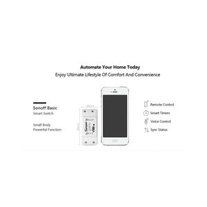 สวิตช์อัจฉริยะ Sonoff Wi-Fi 10A AC 90-250V 50/60Hz สำหรับระบบอัตโนมัติภายในบ้าน - Product Image 2