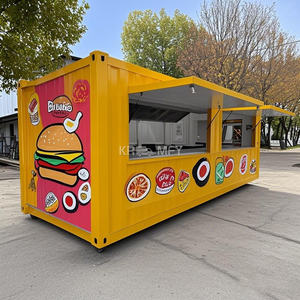 Conteneur maritime contemporain de 20 pieds et 40 pieds pour restaurant, boulangerie, boutique, cuisine mobile préfabriquée, bar – Robuste et durable - Product Image 1