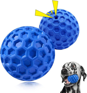 Indestructible caoutchouc écologique chien jouet grinçant étanche interactif mâcher balle agressif mâcheurs dents nettoyage poulet - Product Image 1