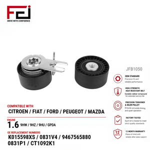Kit <span class=keywords><strong>de</strong></span> <span class=keywords><strong>courroie</strong></span> <span class=keywords><strong>de</strong></span> <span class=keywords><strong>distribution</strong></span> 0831.V4 K015598XS 530037510 pour Citroën Fiat Peugeot Mazda Volvo, assemblage moteur, garantie 12 mois - Product Image 4