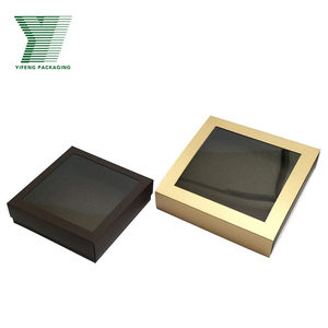 Caja de embalaje de dulces de boda de diseño de papel personalizado de alta calidad caja de Chocolate de trufa hecha a mano con ventana de PVC - Product Image 6