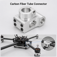 Pièces usinées CNC pour connecteurs de tubes en fibre de carbone de drones, servent de composants essentiels pour garantir la sécurité du vol