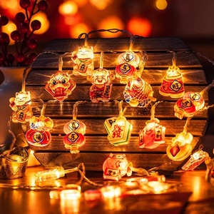 10 LED 1,5 m Linternas de <span class=keywords><strong>A</strong></span>ño Nuevo Cadena de luces Cadena de hadas para el <span class=keywords><strong>A</strong></span>ño Nuevo chino Festival de Primavera Decoración de fiesta de Navidad - Product Image 6