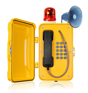 Sistema de Teléfono de Emergencia con Cable JR103-FK-HB, Resistente a la Intemperie IP67, Comunicación Completa para Túneles y Ferrocarriles - Product Image 6
