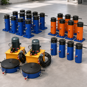 Vérin hydraulique autobloquant à simple effet avec verrouillage automatique de la écrou, capacité 500 tonnes, pour levage lourd en pont et exploitation minière - Product Image 6