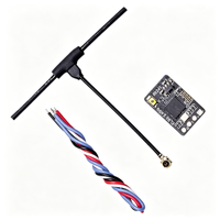 Récepteur JHEMCU ELRS 2.4G 915MHz Open Source ExpressLRS Nano RX à faible latence 0.6g pour drone de course FPV longue portée quadricoptère
