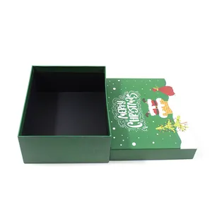 กล่องของขวัญบรรจุภัณฑ์คริสต์มาสทำจากกระดาษแข็งชุดของขวัญสำหรับเทศกาลอีสเตอร์งานตามสั่ง