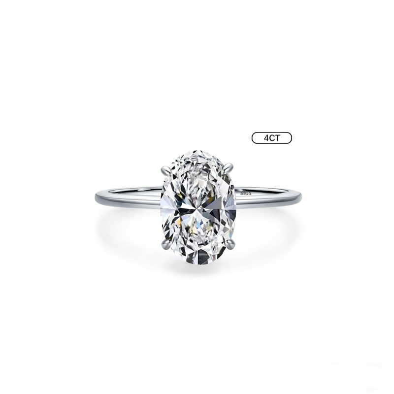 Silver +Zircon-4CT