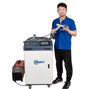 Máquina de solda a laser de fibra portátil com pop-ups de venda quente para soldador automático de metal para trabalhar metal