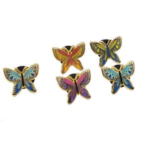 Pin de metal transparente con laca y purpurina, sin MOQ, para manualidades metálicas - Product Image 3