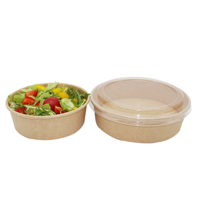 Disposable take out fast food packaging paper boxes bowl take away paper packaging fast food packaging