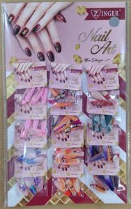 2023 оптовая продажа, высококачественные искусственные ногти в гробу с модным дизайном, накладные ногти для дома своими руками - Product Image 6