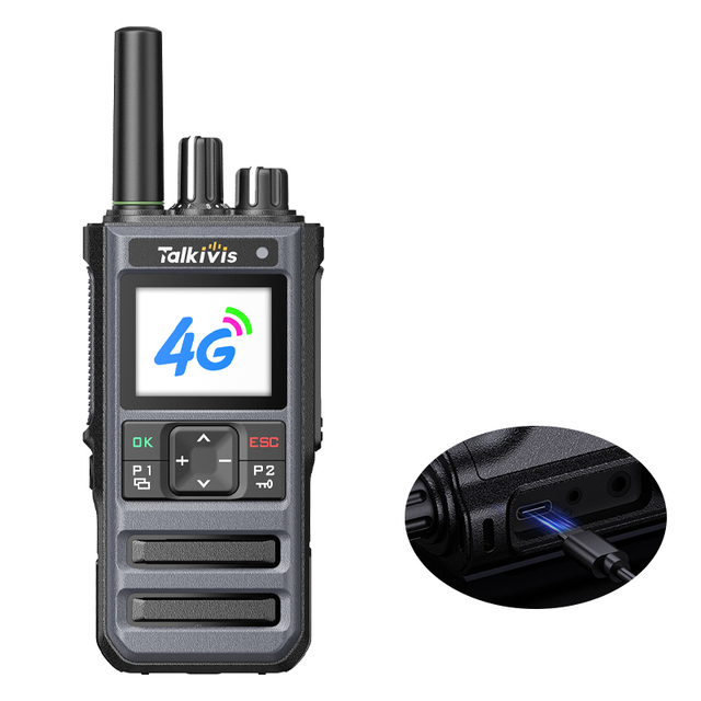 Talkivis TK-880 POC Radio 5000KM Ultra-long Distance Call SIM Card Slots Flashlight Type-c Charging 3G/4G Network POC Radio