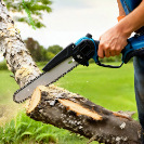 Sierra de mano transfronteriza de alta potencia con batería de litio para corte de madera y árboles, para uso doméstico y exterior - Product Image 4