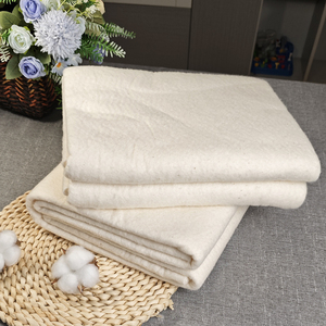 Relleno de Tela Artesanal Blanca Blanqueada Lavable de Alta Calidad, Tamaño Queen (90x108 pulgadas), Esencial para <span class=keywords><strong>Patchwork</strong></span> y Edredones, Relleno de Algodón - Product Image 3