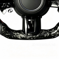 Volant de direction en carbone forgé de luxe, avec palettes de changement de vitesse, compatible avec Mercedes AMG W223 W213 206 W222 GLC X253 C253 CLA W117