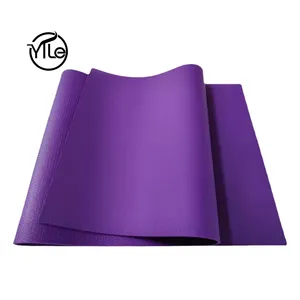 High density fitness exercise sports pvc foam rubber yoga mats custom logo