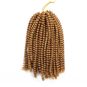 Molla di Torsione Crochet Trecce sintetica Estensioni Dei Capelli Giamaicano Rimbalzo Crochet Intrecciare I Capelli Per Passione di Torsione