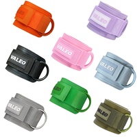 Sangle de cheville de fitness pour entraînement des jambes et des fessiers, respirante, antichoc, avec bande élastique réglable pour équipement de gym