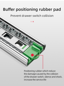 Đồ Nội Thất Glides Tủ Ngăn Kéo Đường Sắt Mềm Đóng Cửa Bóng Mang Trượt 45Mm Bóng Mang Ngăn Kéo Trượt - Product Image 5