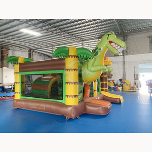 <span class=keywords><strong>Château</strong></span> <span class=keywords><strong>Gonflable</strong></span> Combo de Haute Qualité Thème <span class=keywords><strong>Dinosaure</strong></span> en PVC et Tissu Oxford avec Souffleur et Kits de Réparation Inclus - Product Image 2