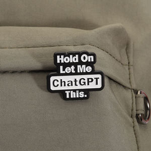 मुझे इस तामचीनी पिन मजाकिया उद्धरण ब्रोच बैकपैक लैपल बैज गहने उपहार थोक - Product Image 3