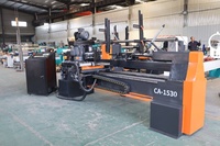 Tour à bois CNC robuste CA1530 avec moteur servo, multifonctionnel pour tournage et rainurage de pieds de meubles, certifié CE