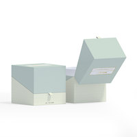 Emballage de parfum en carton imprimé de luxe personnalisé, nouveau design, boîte cadeau en forme de coquille pour bougie parfumée