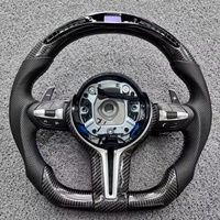 Volant de voiture en fibre de carbone et suède LED, prix de gros d'usine, m Performance pour BMW F10 F20 F30 E90 F22