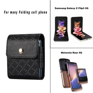 Étui universel classique en cuir pour téléphone <span class=keywords><strong>Samsung</strong></span> Z <span class=keywords><strong>Flip</strong></span> 7 FE 8 7 6 5 <span class=keywords><strong>4</strong></span> & 3 avec clip ceinture, étui de ceinture, sac banane - Product Image 3