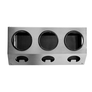 Support de séchage universel en acier inoxydable pour bouteilles <span class=keywords><strong>SodaStream</strong></span> avec anneaux de protection en silicone pour bouteilles en verre Crystal Emil - Product Image 5