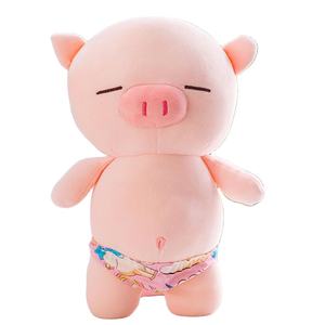 <span class=keywords><strong>2022</strong></span> rosa morbido animale da fattoria farcito maiale peluche cuscino cartone animato farcito peluche maiale per bambini - Product Image 1