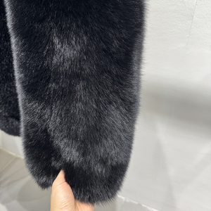 Cappotto da <span class=keywords><strong>Uomo</strong></span> in Vera Pelliccia di Volpe Argentata di Lusso Caldo <span class=keywords><strong>Invernale</strong></span> Design Personalizzato all'Ingrosso - Product Image 3