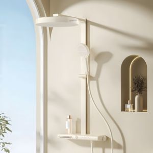 Système <span class=keywords><strong>de</strong></span> <span class=keywords><strong>douche</strong></span> mural carré avec douchette pluie 4 fonctions, ensemble <span class=keywords><strong>de</strong></span> robinetterie <span class=keywords><strong>de</strong></span> <span class=keywords><strong>douche</strong></span> <span class=keywords><strong>de</strong></span> haute qualité, durable et résistant à la corrosion - Product Image 1