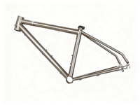 Cadre de vélo de gravier en alliage de titane GR9, boîtier de pédalier BB68, léger, usiné CNC, cadre de vélo de route/gravel