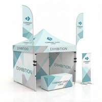 Tente de réception pliable 3x6m (10x20ft) avec structure en aluminium pour publicité extérieure et salons professionnels, impression personnalisée