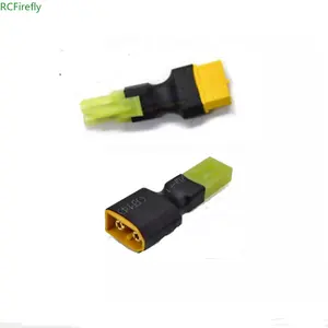 2 Pcs XT60 Male Female to Deans Mini Tamiya XT30 Tamiya MPX Wireless Connector Plug Adapter for RC Model Battery ESC charge