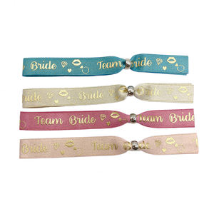 Bracelet <span class=keywords><strong>de</strong></span> <span class=keywords><strong>luxe</strong></span> en satin tissé extensible avec fermoir en plastique pour événements d'Halloween - Product Image 2