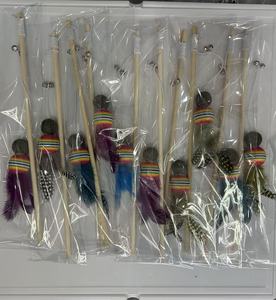 ของเล่นแมวแบบยืดหดได้ ไม้เสียบ<span class=keywords><strong>ขน</strong></span><span class=keywords><strong>นก</strong></span> ของเล่นแมวแบบมีปฏิสัมพันธ์ สำหรับเล่นในบ้าน - Product Image 2