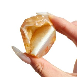 Venta al por Mayor de Geodas de Ágata Natural de Alta Calidad, Piedra Curativa de Forma Libre, Piedra Pulida para Decoración del Hogar - Product Image 5