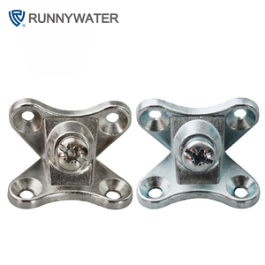 Conector de Esquina de Fijación Tipo Mariposa, Conector Metálico de 90 Grados, Soporte de Esquina Angular, Accesorios de Ferretería para Muebles - Product Image 1