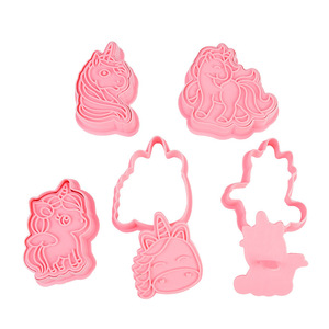<span class=keywords><strong>Emporte</strong></span>-pièces <span class=keywords><strong>licorne</strong></span> HY avec poussoir, 6 pièces, tampon à biscuits en relief <span class=keywords><strong>licorne</strong></span> pour biscuits, fondant, pâtisserie - Product Image 3